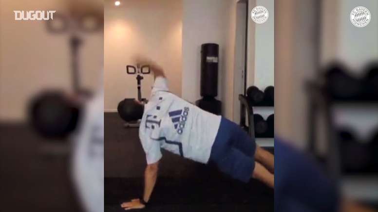 Video Bayern Munich Training At Home Besoccer