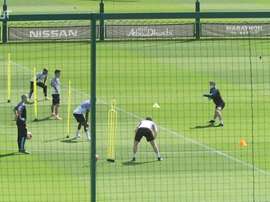 Pep volvió a dirigir una nueva sesión. DUGOUT