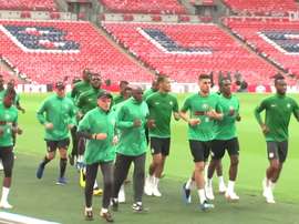 Nigeria jugó un preparatorio para el Mundial 2018 contra Inglaterra en Londres. Dugout