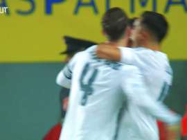 Casemiro's headed goals. DUGOUT