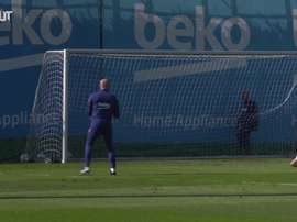 L'allenamento del Barça prima della Juve. Dugout
