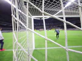 Club América’s finishing practice at the Estadio Azteca. DUGOUT