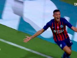 O último jogo antes da interrupção do futebol argentino foi entre San Lorenzo e Lanús. DUGOUT