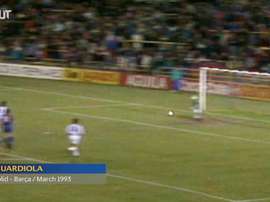 Some stars' first Barca goals. DUGOUT