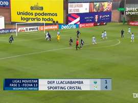 Sporting Cristal barrió a Deportivo Llacuabamba. DUGOUT