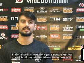 Ricardo Graça diz que está perto de renovar com o Vasco. DUGOUT
