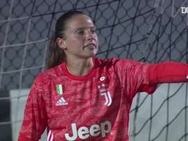 Laura Giulani e suas defesaças pela Juve. DUGOUT