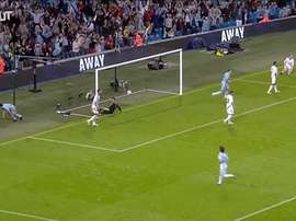 Sergio Aguero's great first season at City ended with a late winner versus QPR. DUGOUT