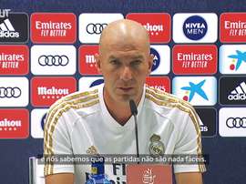 Zidane projetou um duro duelo contra o Alavés. DUGOUT