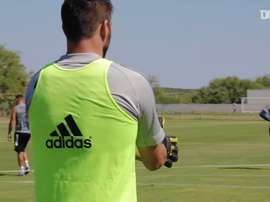 En los entrenamientos sucede de todo. DUGOUT