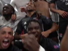 Lione ai quarti di finale. Dugout