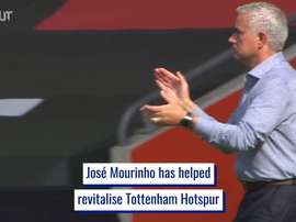 Mourinho has helped Spurs. DUGOUT
