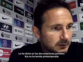 Lampard elogió a Havertz y Thiago Silva. DUGOUT