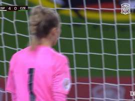 Alexia Putellas’s superb volley goal for Spain. DUGOUT