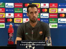 Sergio Busquets falou sobre a expectativa para a partida do Barcelona contra o Napoli. DUGOUT