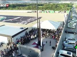 Bandeira do Vasco é hasteada no novo CT do clube. DUGOUT