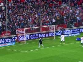 Le reti di Benzema al Siviglia. Dugout