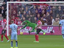 Gols do Manchester City contra o Southampton. DUGOUT