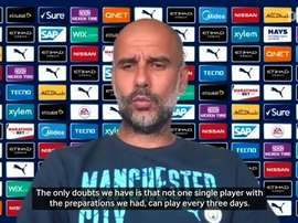 Pep could be forced to use a midfielder as a striker. DUGOUT