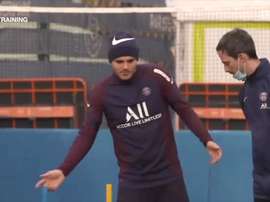 Icardi et Verratti se préparent avant de faire leur retour sur les terrains. DUGOUT