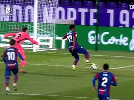 Mickael Malsa put Levante ahead just before half-time. DUGOUT