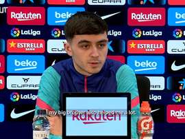 Pedri discusses Sunday's game at Elche. DUGOUT