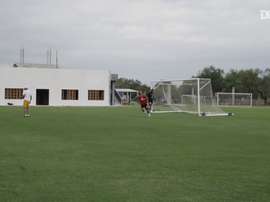 Tigres’s game in training. DUGOUT