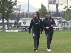 Valdivia após retorno ao Colo-Colo em 2017. DUGOUT