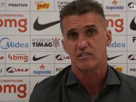 Vagner Mancini, técnico do Timão, concedeu entrevista após vitória sobre o Coritiba. DUGOUT
