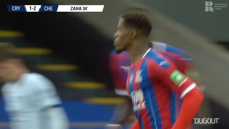 Video Wilfried Zaha S Screamer V Chelsea Besoccer