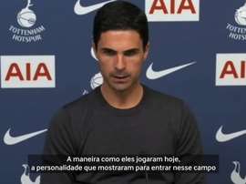 Técnico do Arsenal comentou partida contra o Tottenham. DUGOUT