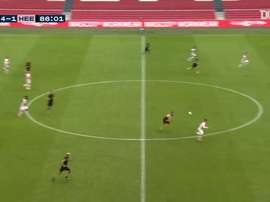Antony beat the keeper to complete Ajax's 5-1 win over Heerenveen. DUGOUT