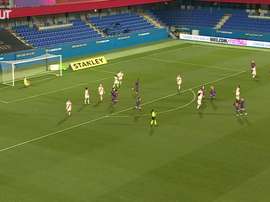 Mapi Leon scored a stunner as Barca thrashed Rayo 7-0. DUGOUT