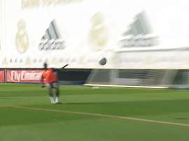 Real Madrid train. DUGOUT