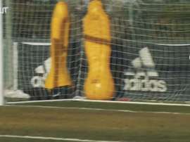 Preparation for the first match of Copa del Rey. DUGOUT