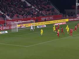 Brasileiro do Nantes marcou nos acréscimos contra o Dijon. DUGOUT
