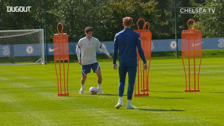 Video Kai Havertz S First Training Session At Chelsea Besoccer