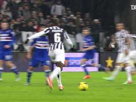 Il goal di Pogba alla Sampdoria. Dugout