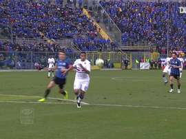 Il goal di Muriel all'Atalanta. Dugout
