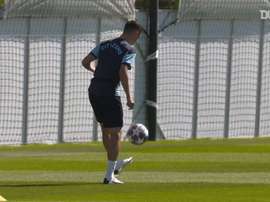 City train ahead of the Lyon match. DUGOUT