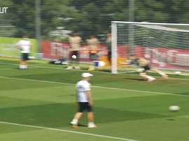 Madrid's last session before Villarreal. DUGOUT