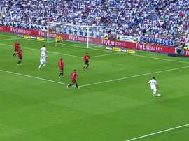 Incrível cabeçada de C. Ronaldo contra o Mallorca. DUGOUT