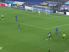 La prima rete stagionale di Kunimoto. Dugout
