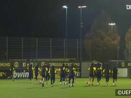 Borussia Dortmund treina com Haaland e companhia para duelo contra Brugge. DUGOUT