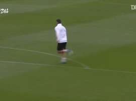 Ferran Torres is back training with Valencia. DUGOUT