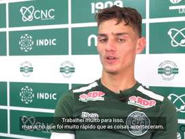 Natanael fala sobre sonho de jogar no Coritiba. DUGOUT