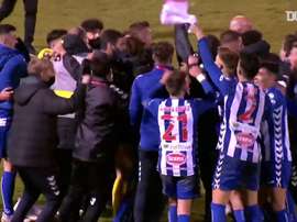 Alcoyano agora avança para as oitavas de final da Copa do Rei. DUGOUT