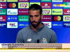 Sergio Oliveira has spoken ahead of Porto's match with Marseille. DUGOUT