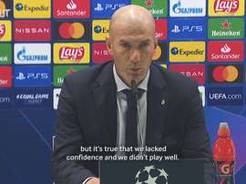 Zinedine Zidane admitted his team did not play well v Shakhtar. DUGOUT