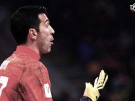 Buffon produced a string of fine saves. DUGOUT